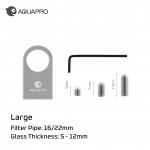 Aquapro Aliminyum Metal Pipe Holder L Tutucu (16/22mm)